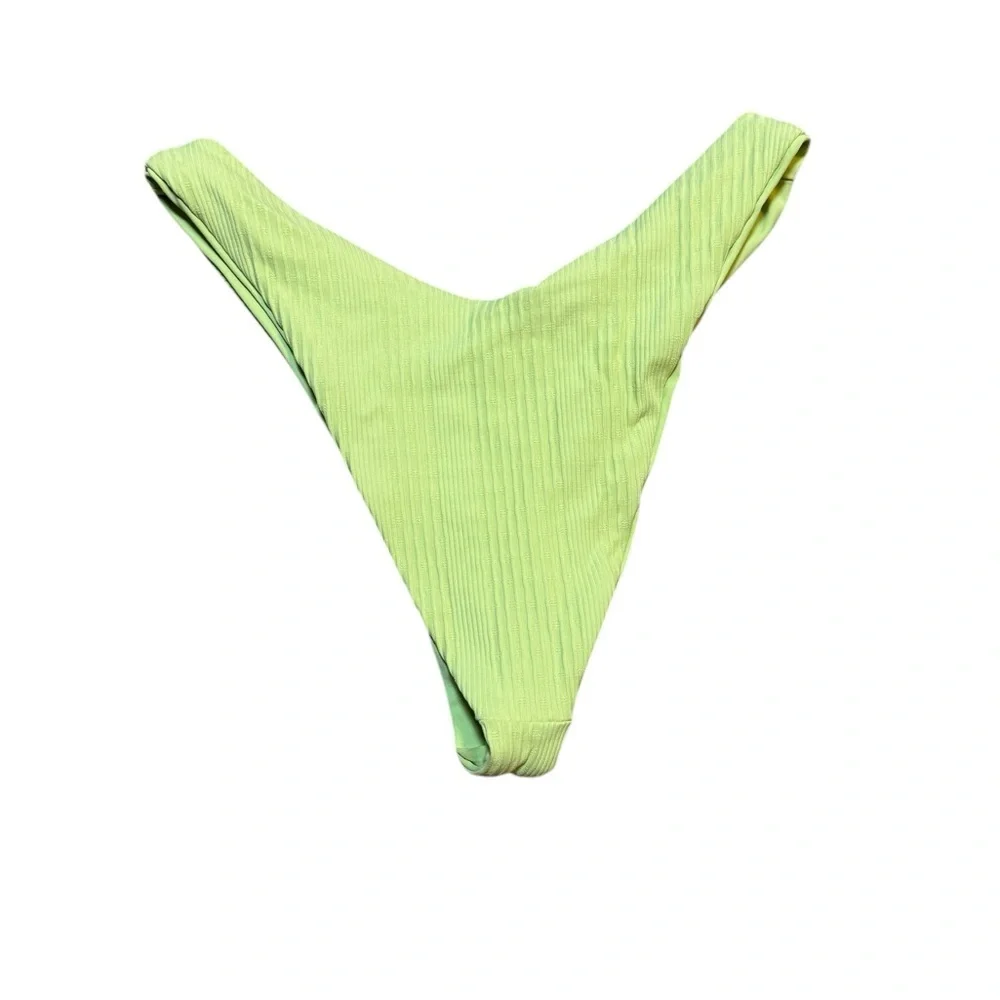 💚 L*SPACE 💚 Cabana Bitsy Bikini Bottom XS Mojito Green NWOT 🍸‎